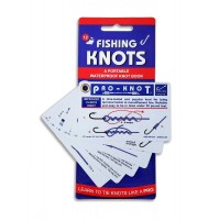 PRO-KNOT FISHING KNOTS PORTABLE WATERPROOF EDUCTIONAL BOOK / CARDS