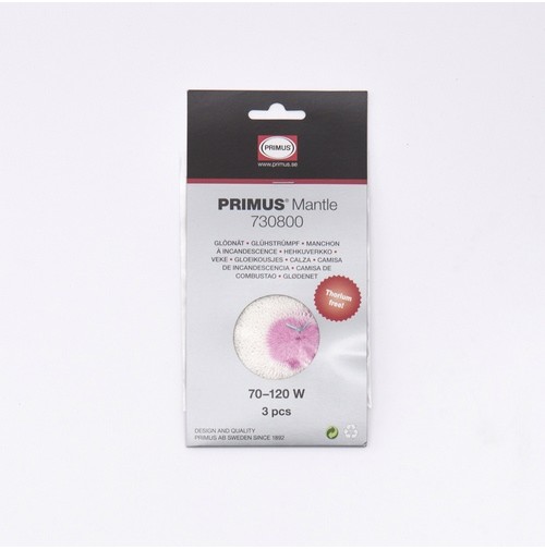 Primus Lamp Accessories. Pack of 3. Thorium free.
