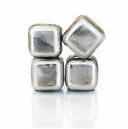 Sparq Home Hand Polished Stainless Steel WHISKEY CUBES - Chill without diluting!
