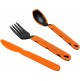 Jetboil TrailWare Lightweight Cutlery Set, Knife Fork & Spoon Cooking & Eating