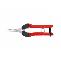 FELCO 320 PICKING & TRIMMING SNIPS WITH STEEL HANDLES, CURVED NICKEL PLATED BLADE