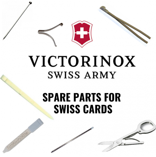Victorinox 3 Stück Ersatz Pinzette 45 mm für Classic Modelle 0.61. 0.66 Swiss Card 